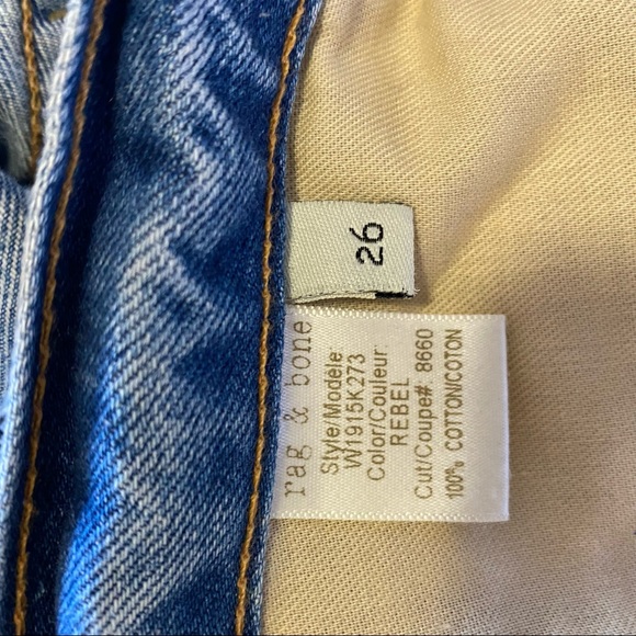 Rag & Bone Distress Women Jean Shorts Size 26 - Picture 6 of 8